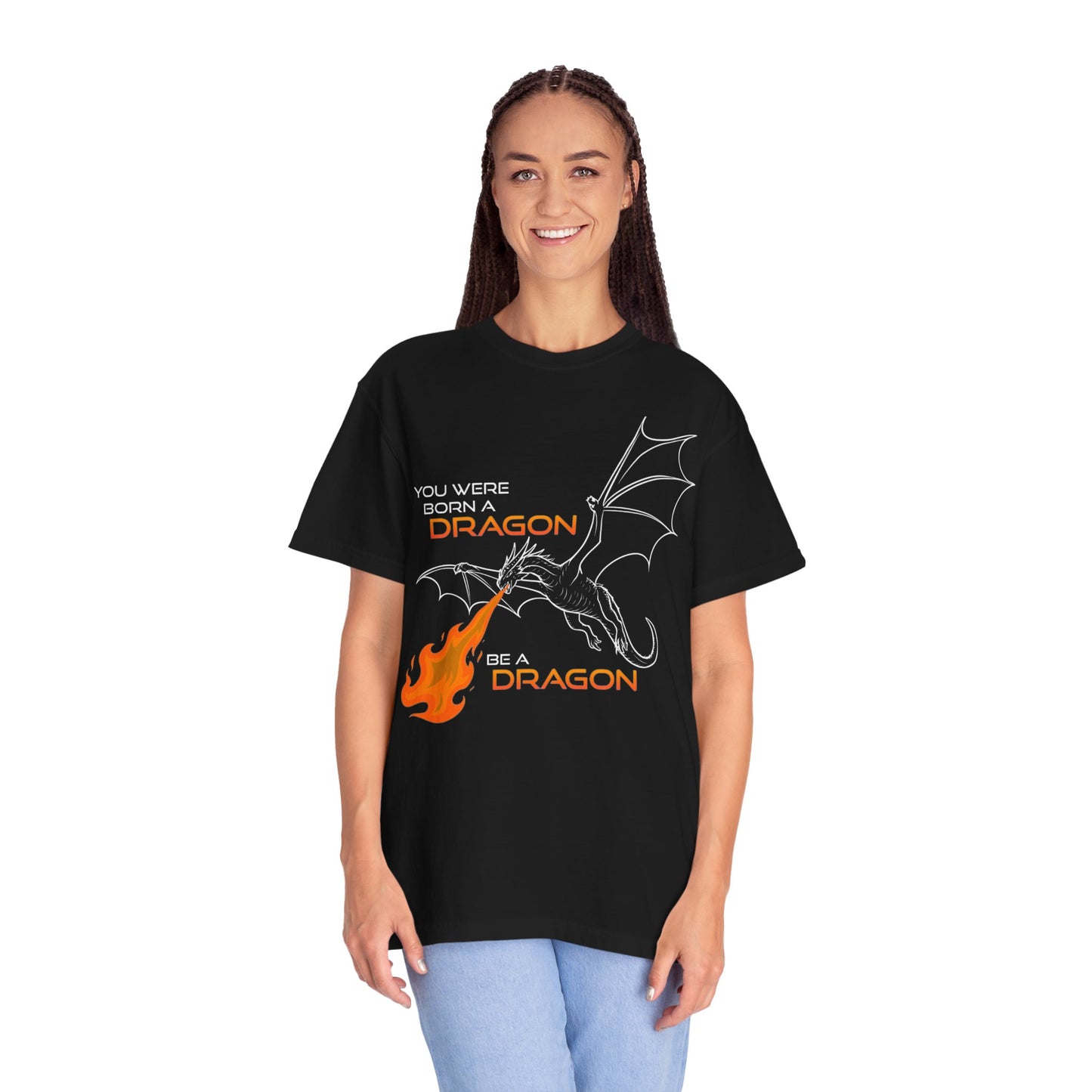Born to Be a Dragon T-Shirt for Mythical Creatures Lovers, Unisex, Gift for Birthday, Fantasy Fan Apparel, Unique Graphic Tee